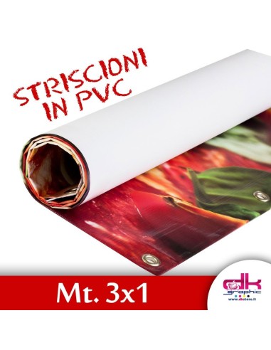 Striscioni in PVC - mt.3x1 - Gadget Personalizzati - dkstore