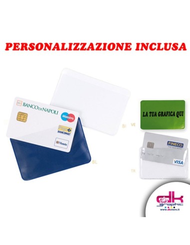 Portacard - portapatente 1 posto in PVC - dkstore.it - Personalizziamo tutto il tuo mondo