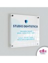 Targa Aziendale in Plexiglass Trasparente - dkstore.it