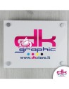 Targa Aziendale in Plexiglass Bianco - dkstore.it