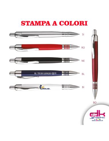 PENNE PERSONALIZZATE CON STAMPA LOGO GADGET PROMOZIONALI - VIVID