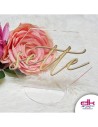 Segnatavolo Plexiglass Trasparente - dkstore.it