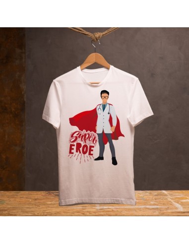 T-Shirt Dottore Super Eroe - dkstore.it - Personalizziamo tutto il tuo mondo