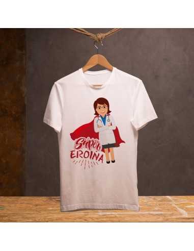 T-Shirt Dottoressa Super Eroina - Gadget Personalizzati - dkstore