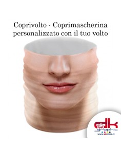Coprivolto - Coprimascherina Personalizzato con foto - Gadget Personalizzati - dkstore