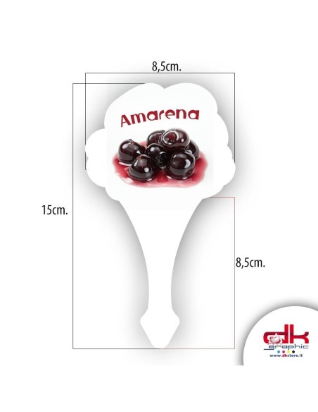Segnagusto in plexiglass con stampa diretta a colori - dkstore.it