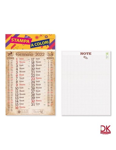 Calendario Anticato - dkstore.it - Personalizziamo tutto il tuo mondo