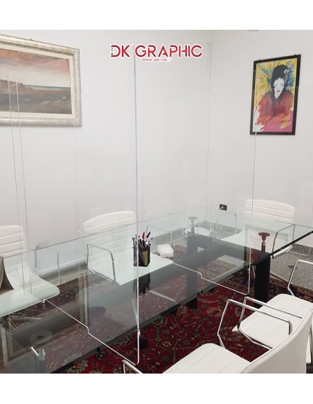 Parafiato in PLEXIGLASS Trasparente da 5mm - dkstore.it