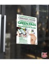 Cartello controllo green pass per parrucchieri, barbieri, estetiste - dkstore.it