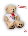 Orso Peluche Gigante cm. 150 con T-shirt personalizzata - dkstore.it