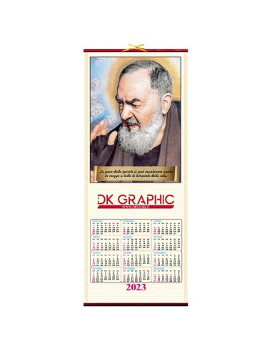 Calendario Canna San Pio - dkstore.it - Personalizziamo tutto il tuo mondo
