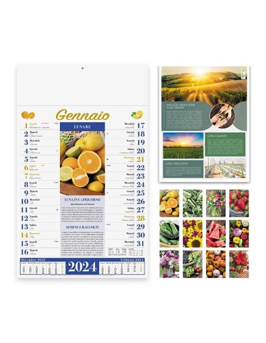 Calendario Lunario - Orto e Giardini - dkstore.it - Personalizziamo tutto il tuo mondo