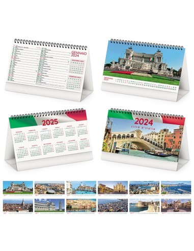 Calendario da Tavolo Città d'Italia - dkstore.it - Personalizziamo tutto il tuo mondo