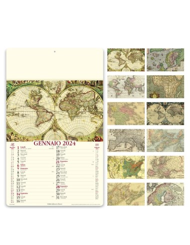 Calendario Antiche Mappe - dkstore.it - Personalizziamo tutto il tuo mondo