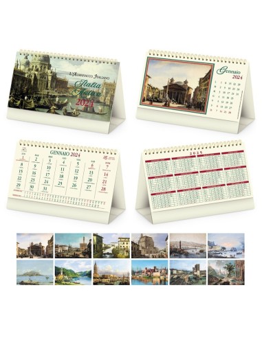 Calendario da Tavolo Italia Antica - dkstore.it - Personalizziamo tutto il tuo mondo